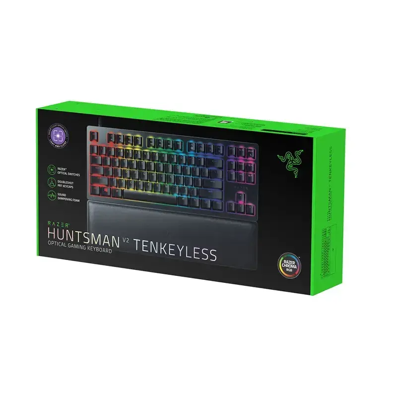 باکس کیبورد ریزر Huntsman V2 Tenkeyless